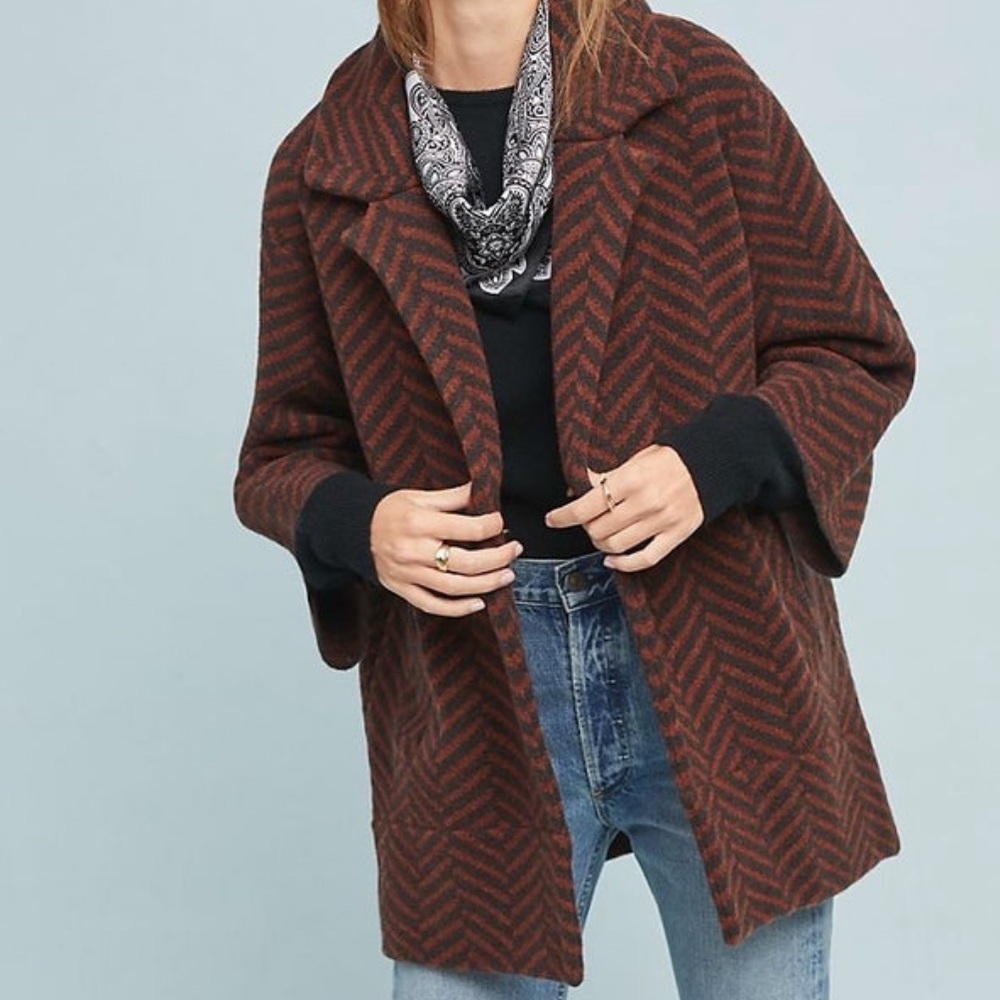 Anthropologie MOTH Paloma Oversized Sweater Jacket XS